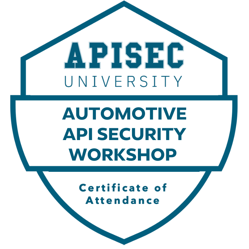 APISEC Automotive API Security Workshop